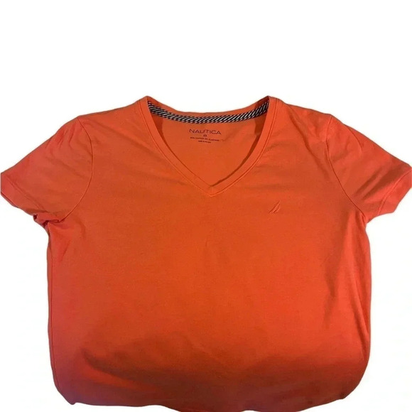 Women’s Nautica V-Neck T-Shirt, Pink - Size XS - Picture 3 of 3
